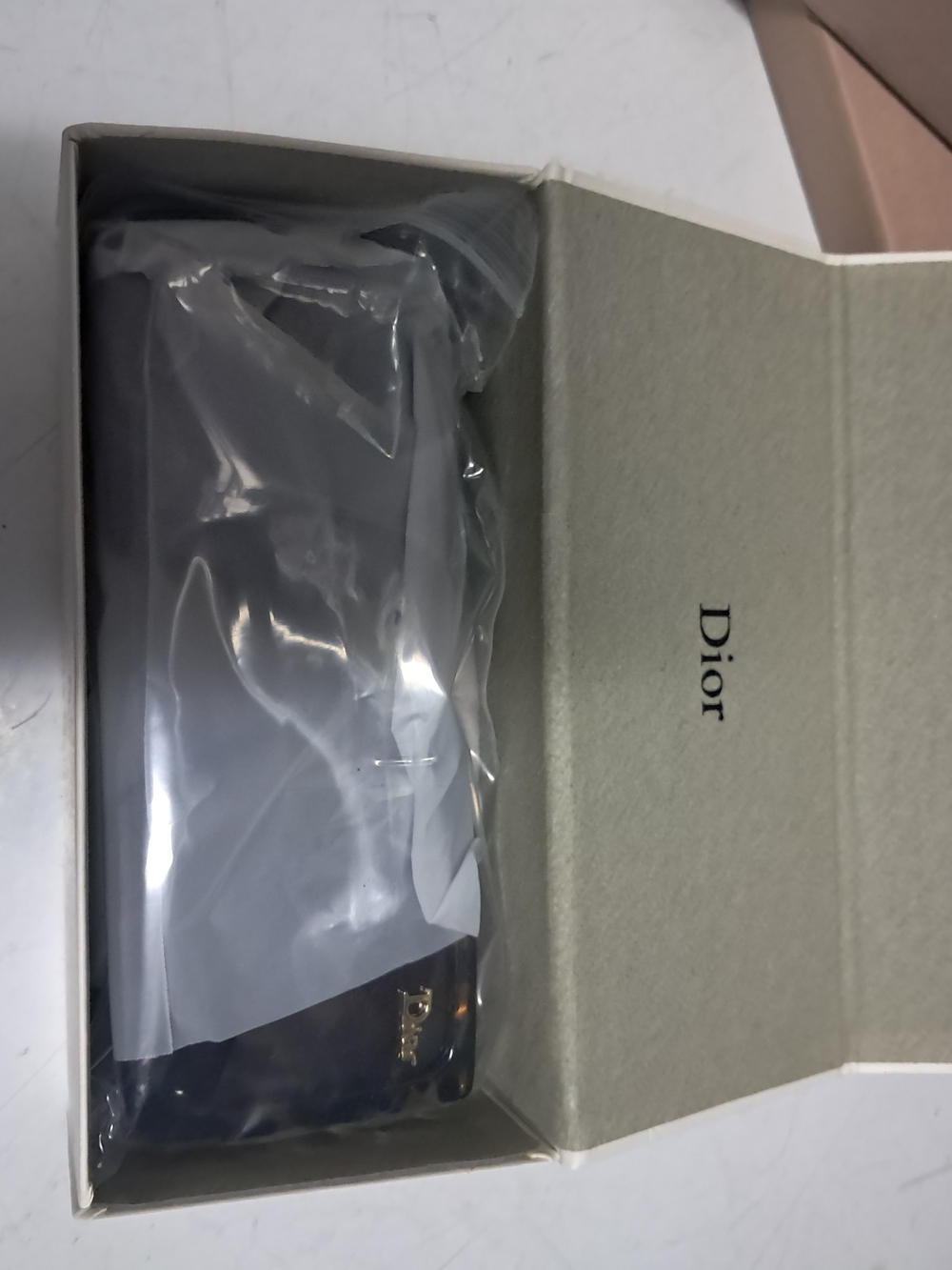 Dior Tortoiseshell Oversized Square Sunglasses - Brown Gradient Lenses - Picture 4 of 5